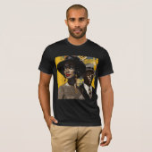 1920年代の黒人文化が復活：アポップ・アートのート Tシャツ (正面フル)