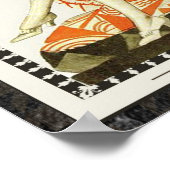 1920年代の12月アールデコアヴァンギャルドカップル ポスター (角)