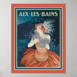 1920年代のAix-Les-Bains Deco Resort Adポスター ポスター