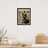 1920年代のDeco Magazineイラストレーション16 x 20 ポスター (キッチン)