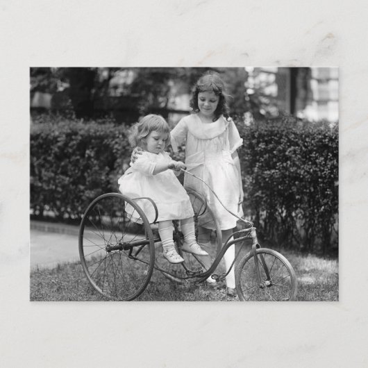 1920年代のTike on Trike ポストカード (正面)