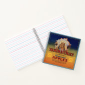 1920年代やきまチーフ蒸発りんごラベルプリント ノートブック (内部)