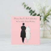 1920年代をテーマにした結婚式の招待状 招待状 (スタンド正面)