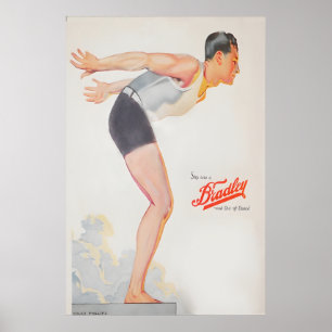 1920年代アートデコ水着by Coles Phillips ポスター