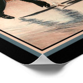 1920年代アールデコカップル踊りザチャールストン ポスター (角)