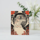 1920年代アールヌーボー ポストカード (スタンド正面)