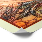 1920年代エレノア・アボット著「リトル・マーメイド」 ポスター (角)