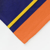 1920年代オービットオレンジ果輪輪輪状ラベルプリント フリースブランケット (角)