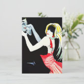 1920年代ギャングパーティーフラッパー招待状 招待状 (スタンド正面)