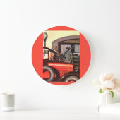 1920年代ケリー·スプリングフィールドズ·タイヤと-もう一つ ラージ壁時計 (ホーム)