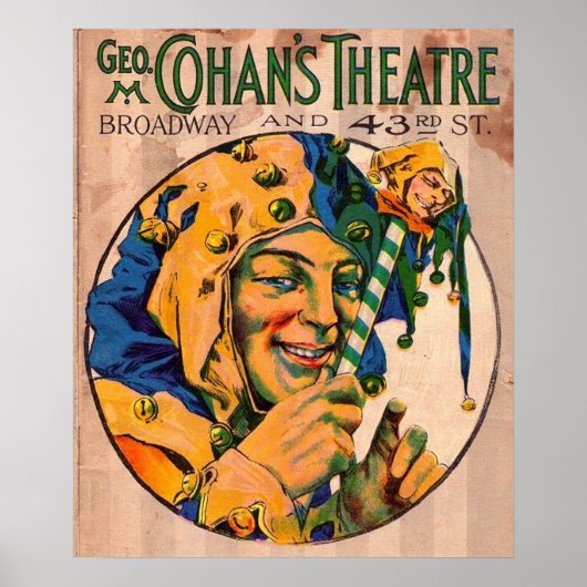 1920年代コハンの劇場の劇場用カバー ポスター (正面)