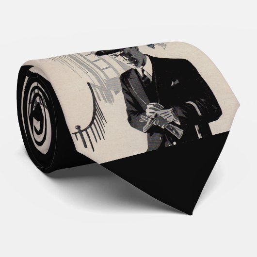 1920年代シャープな服装の男のプリント ネクタイ (ロール)