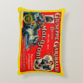 1920年代ジュゼッペ・ガリバルディマカロニレーベル アクセントクッション (裏面(縦))