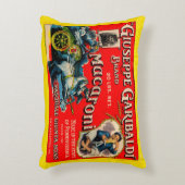 1920年代ジュゼッペ・ガリバルディマカロニレーベル アクセントクッション (正面(垂直))