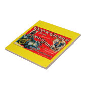 1920年代ジュゼッペ・ガリバルディマカロニレーベル タイル (側面)