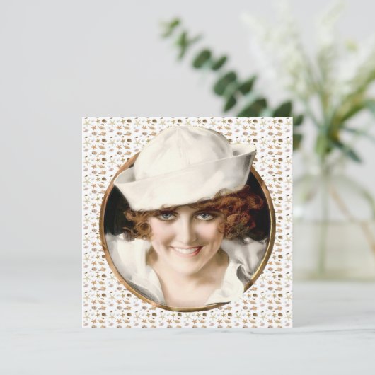 1920年代セーラーガールビーチパーティー 招待状 (スタンド正面)