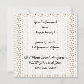 1920年代セーラーガールビーチパーティー 招待状 (裏面)