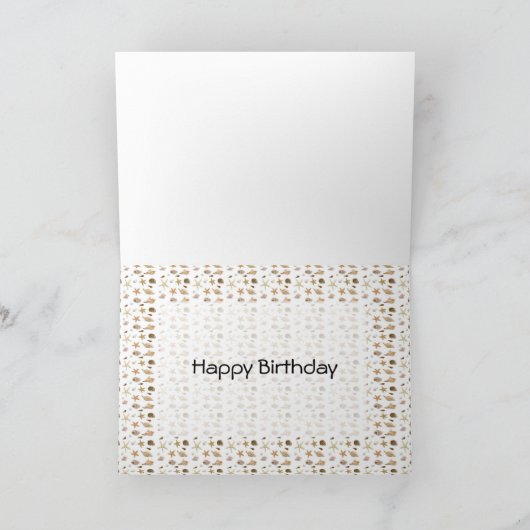 1920年代セーラーガール誕生日 カード (内部)