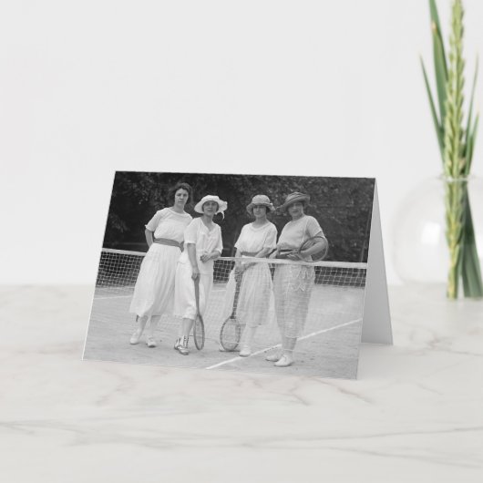 1920年代テニスファッション カード (正面)