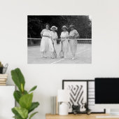 1920年代テニスファッション ポスター (ホームオフィス)