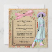 1920年代テーマヘンパーティの招待状 招待状 (正面)