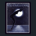 1920年代デコヴィパリジェンヌ ポスター<br><div class="desc">1920素晴らし年代のアールデコ誌Vie Parisienneのフランスの表紙。</div>