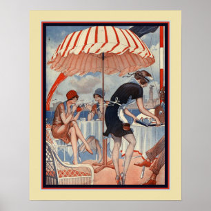 1920年代デコ航海のプリントby Cheri Heroard ポスター
