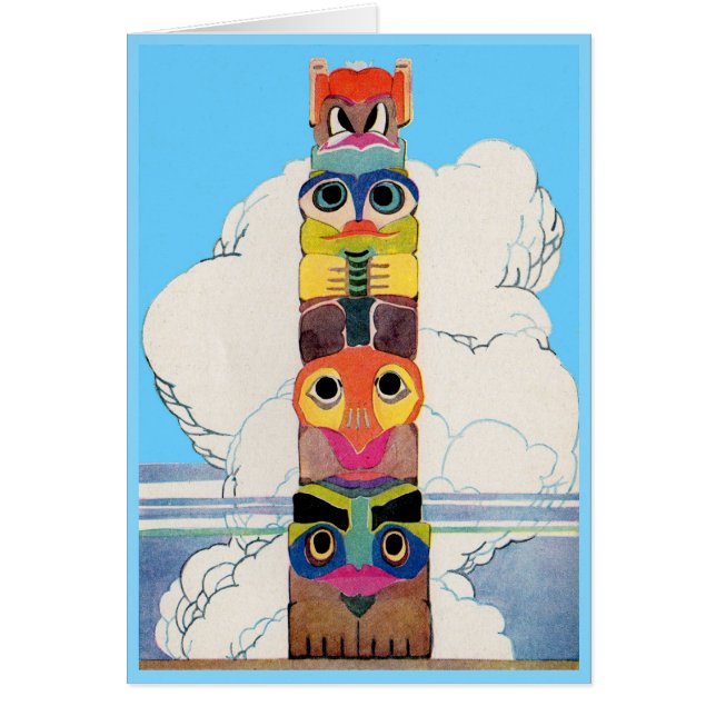 1920年代トーテムポール (正面)