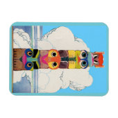 1920年代トーテムポール マグネット (横)