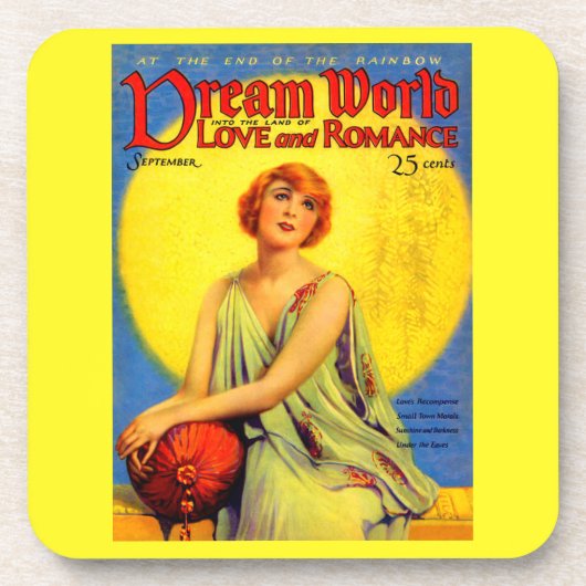 1920年代ドリームワールド誌の表紙 コースター (正面)