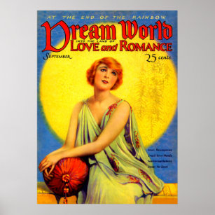 1920年代ドリームワールド誌の表紙 ポスター