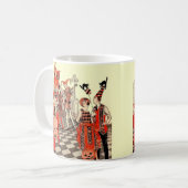 1920年代ハロウィーンの衣装パーティー コーヒーマグカップ (正面左)