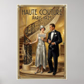 1920年代ビンテージ ファッション広告 ポスター (正面)