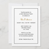 1920年代ファッションファッショナブル女子遊ゴルフ 招待状 (裏面)