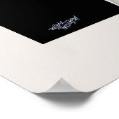 1920年代ファッションフラッパー女の子スケッチ ポスター (角)