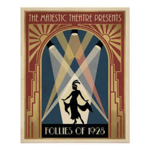 1920年代フォリーズ劇場ポスター ポスター