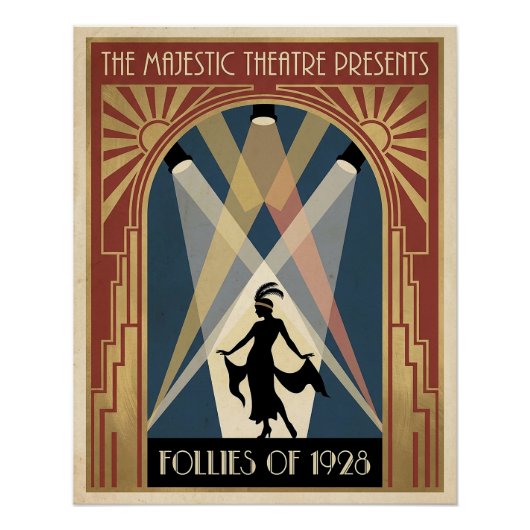 1920年代フォリーズ劇場ポスター ポスター (正面)