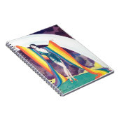 1920年代フラッパーとレインボースパイラルフォトノートブック ノートブック (右側)