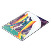 1920年代フラッパーとレインボースパイラルフォトノートブック ノートブック (左側)