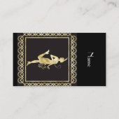 1920年代フラッパーガールサンダーコーブ 名刺 (裏面)