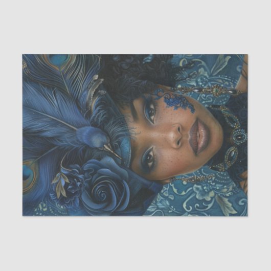 1920年代フラッパー女子6 薄葉紙 (正面)