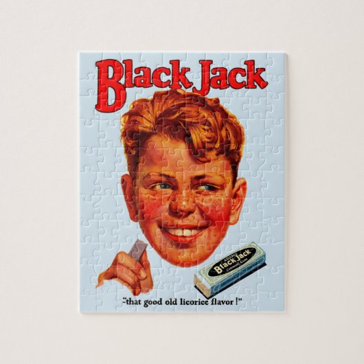 1920年代ブラックジャックガムと ジグソーパズル (縦)