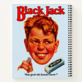 1920年代ブラックジャックガムと ノートブック (裏面)