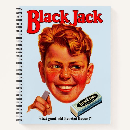 1920年代ブラックジャックガムと ノートブック (正面)