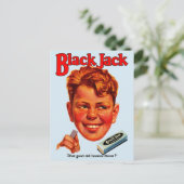 1920年代ブラックジャックガムと ポストカード (スタンド正面)