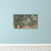 1920年代ボナベンチャー墓地、サバンナ・ジョージア キャンバスプリント (インサイチュ (ウッドフロア))