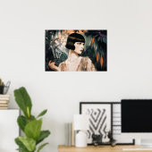 1920年代マイアミポスターのルイーズ・ブルックス ポスター (ホームオフィス)