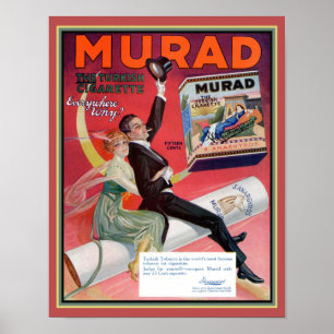1920年代ムラードのトルコのタバコ広告 ポスター