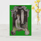 1920年代ライエンデッカーのアローシャツ カード (黄色い花)