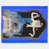 1920年代ライエンデッカー矢印シャツ第1位 フリースブランケット (正面(横))